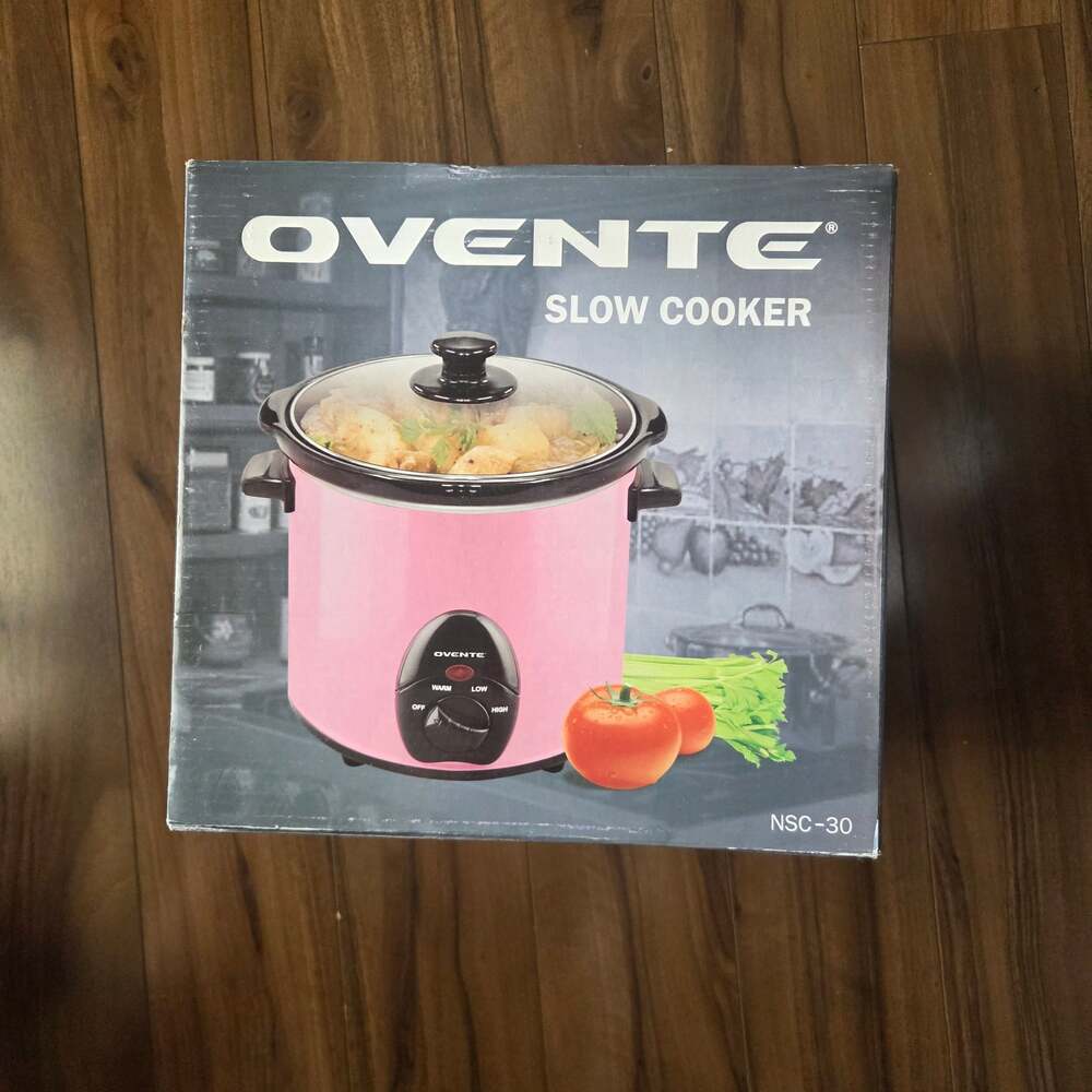 Ovente 3.2 Quart Slow Cooker Pink NSC-30